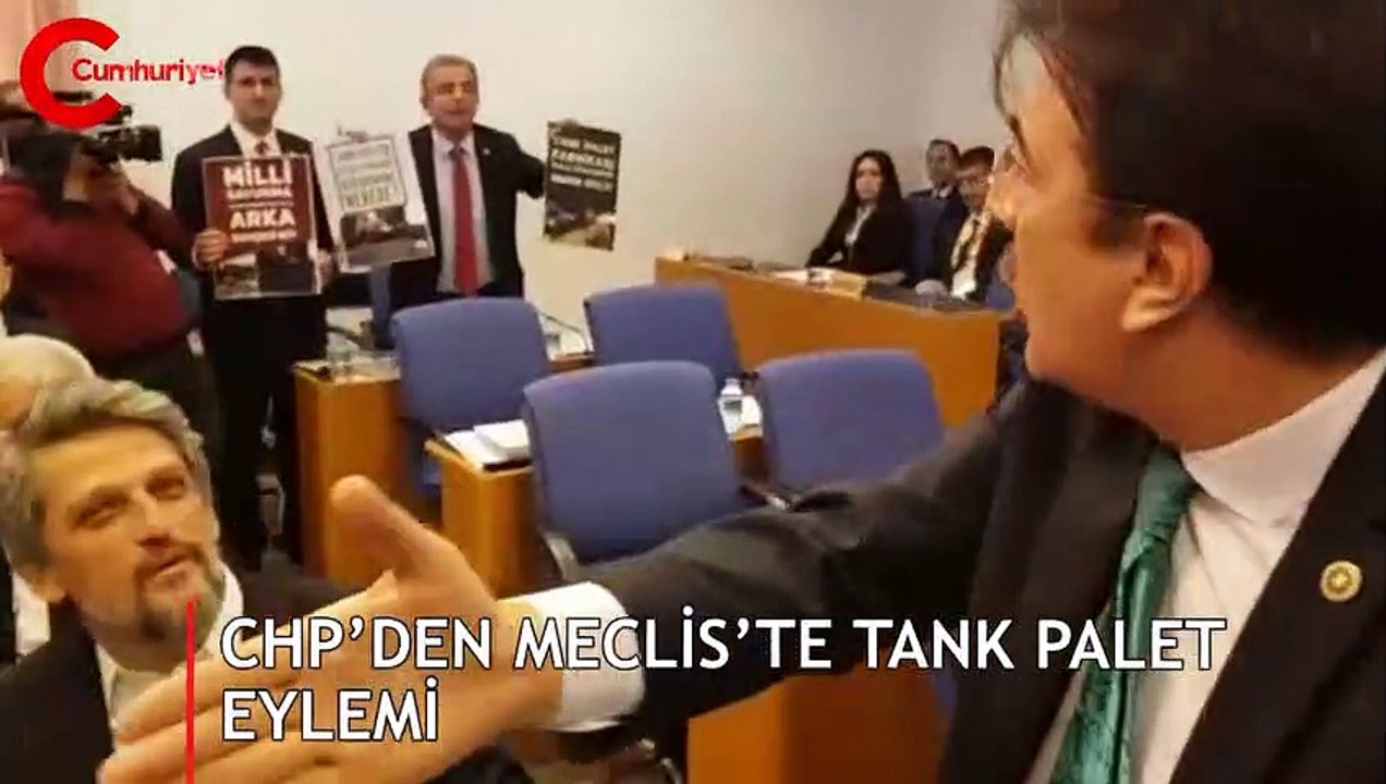 CHP’den Meclis’te Tank Palet eylemi