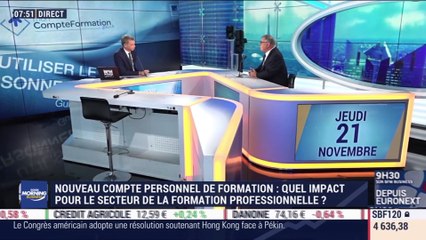 Jean-Marie Marx (Ministère du Travail) : Le nouveau compte personnel de formation - 21/11