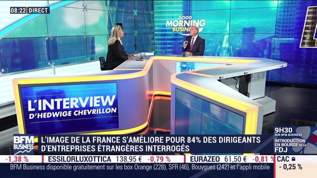 Pascal Cagni (Business France) : L'image de la France s'améliore pour 84% des dirigeants d'entreprises étrangères interrogés - 21/11