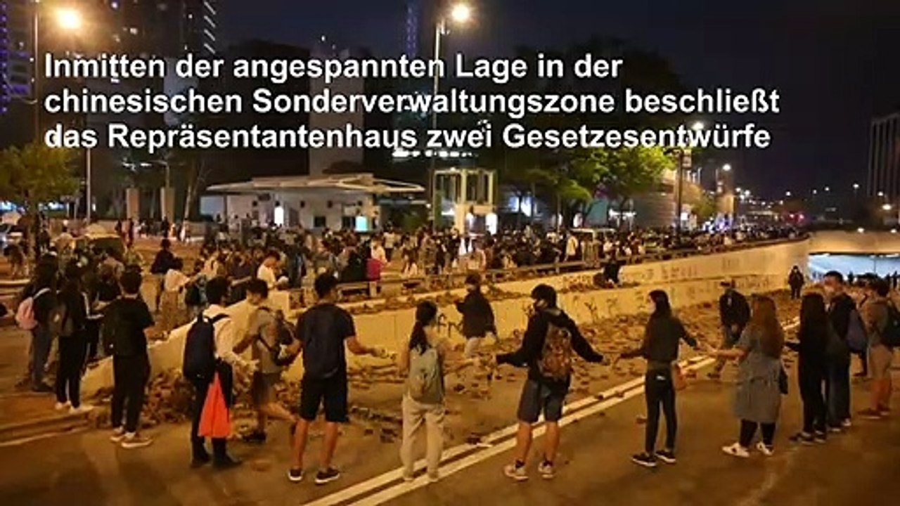 US-Kongress stellt sich hinter Hongkonger Demonstranten