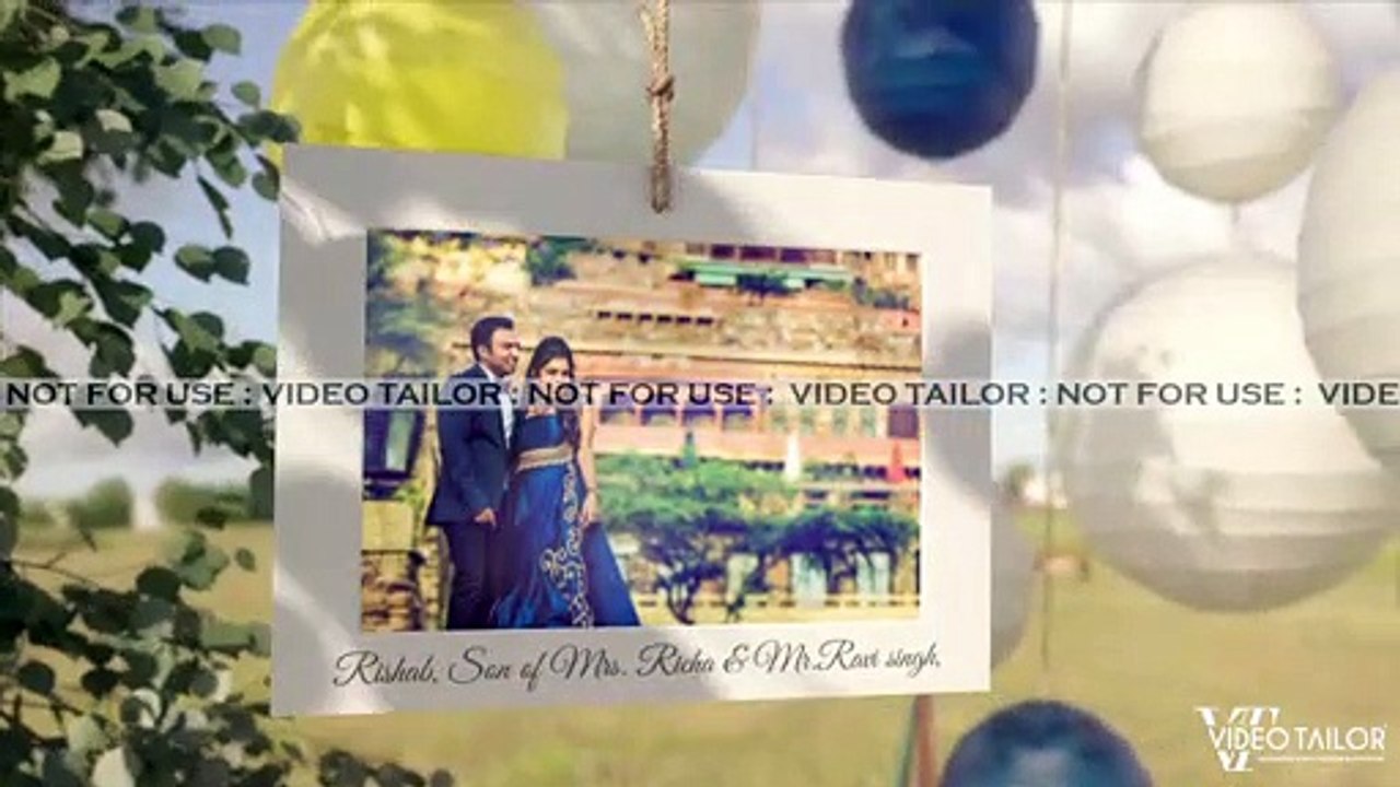 Save the Date Wedding Invitation Video 2019 | Lantern Theme Sunny Day Wedding Invite VTSD052