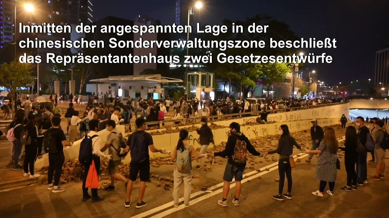 US-Kongress stellt sich hinter Hongkonger Demonstranten