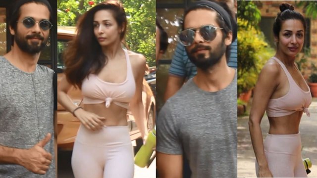 Spotted: Shahid Kapoor at Antigravity gym at Pali Hill & Malaika Arora at Diva Yoga