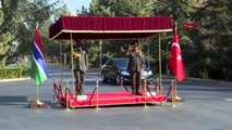Genelkurmay başkanı orgeneral yaşar güler, gambiya genelkurmay başkanı korgeneral masanneh'ı...