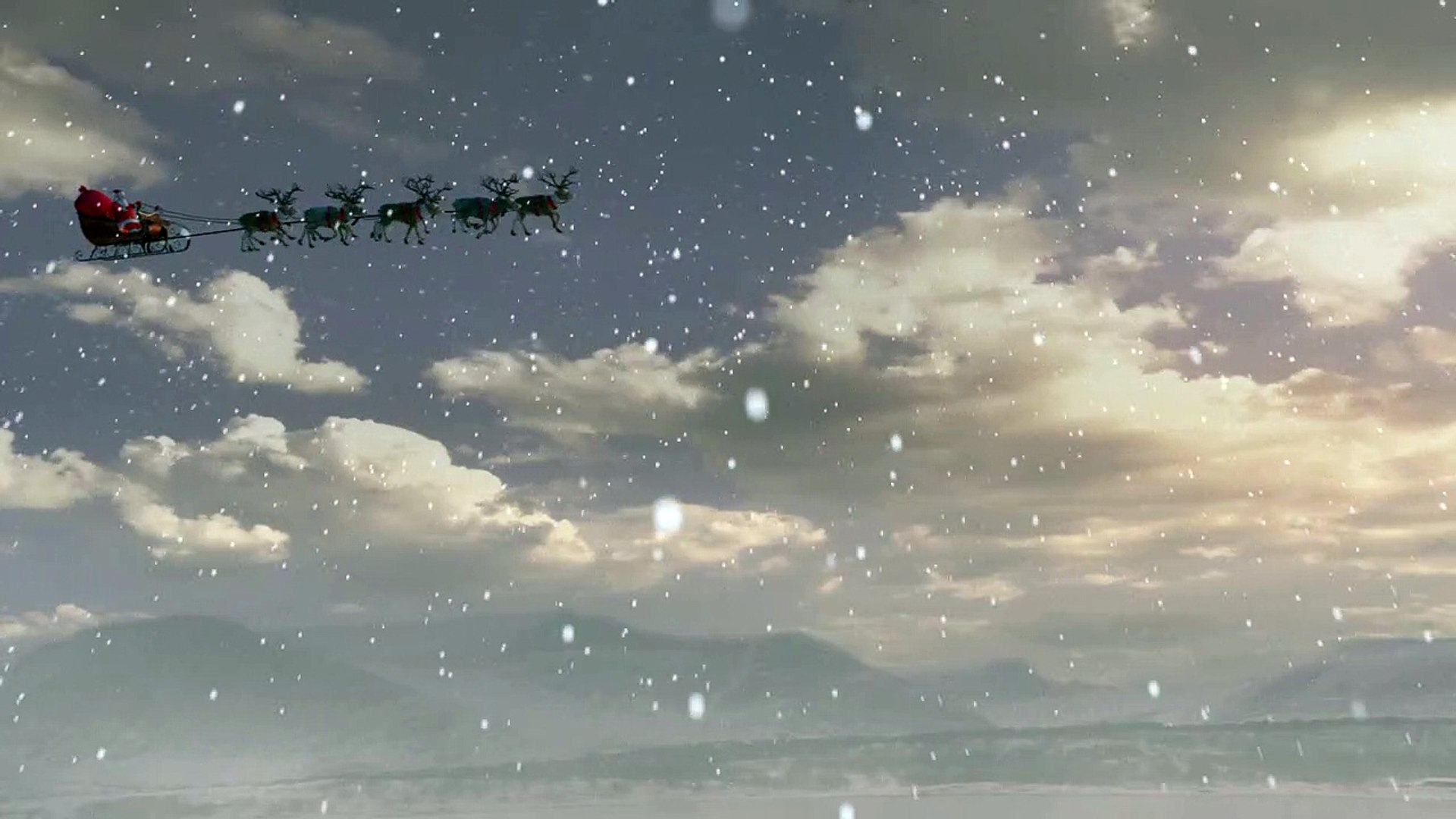 Le Pere Noel Est Sur Un Traineau Volant Video Dailymotion