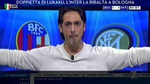 BOLOGNA vs INTER 1-2 FILIPPO TRAMONTANA SI GODE LA DOPPIETTA DI LUKAKU