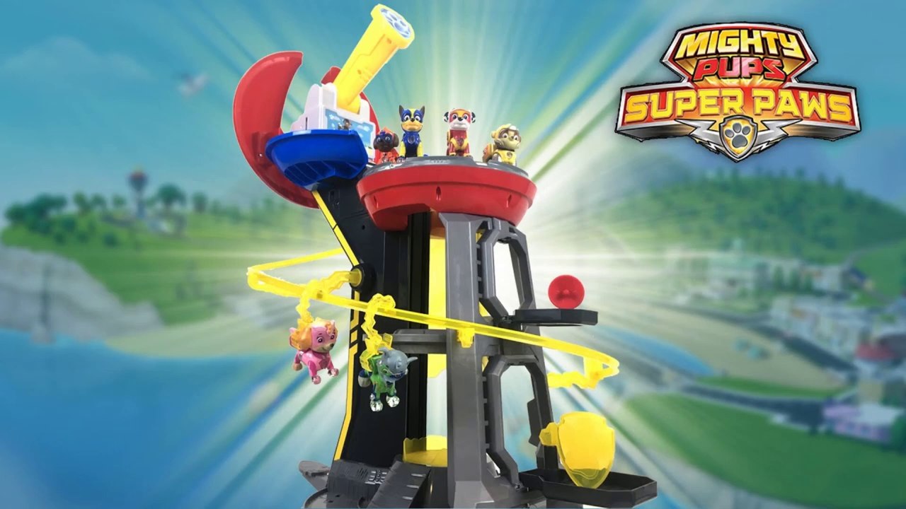 MIGHTY LOOKOUT TOWER from Paw Patrol Mighty Pups Super Paws - video