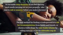 Rogue traders - Top tips for avoiding rogue traders