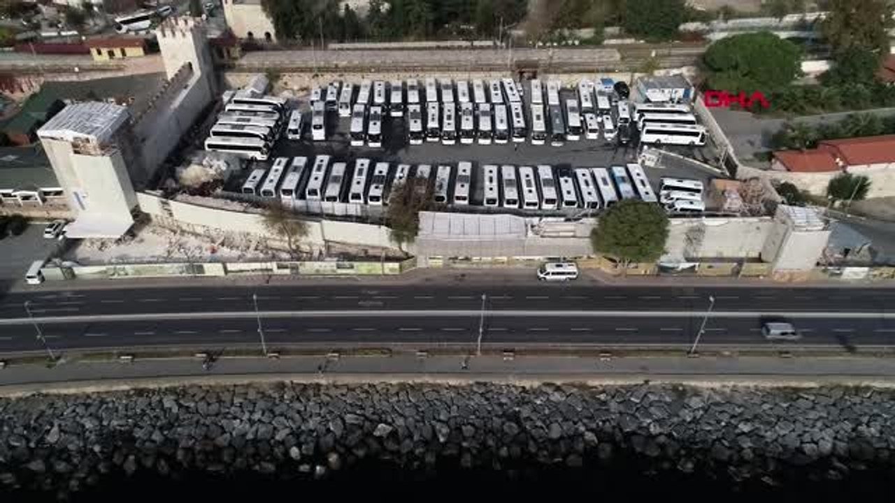 Sarayburnu'ndaki surların restorasyonu devam ediyor