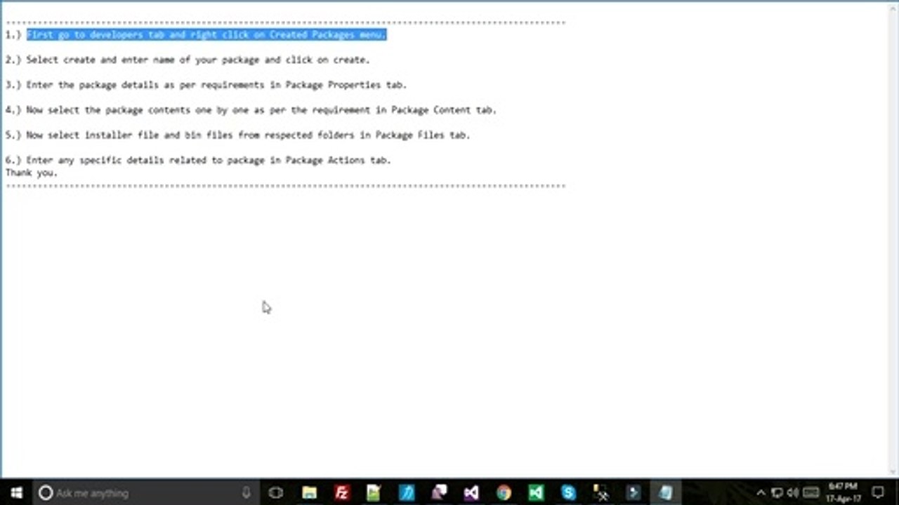 Sam Martin Umbraco - How To Export Package