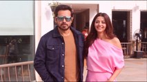 SPOTTED- Emraan Hashmi and Vedhika Kumar LOOKING STUNNING At The Body At Sun And Sand Film promotion