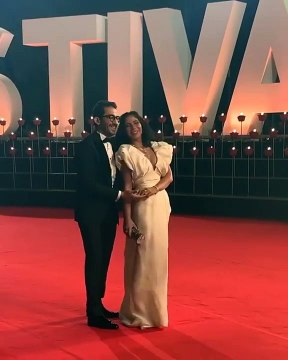 شاهد رقصة أحمد حلمى ومنى زكى فى حفل افتتاح مهرجان القاهرة السينمائي