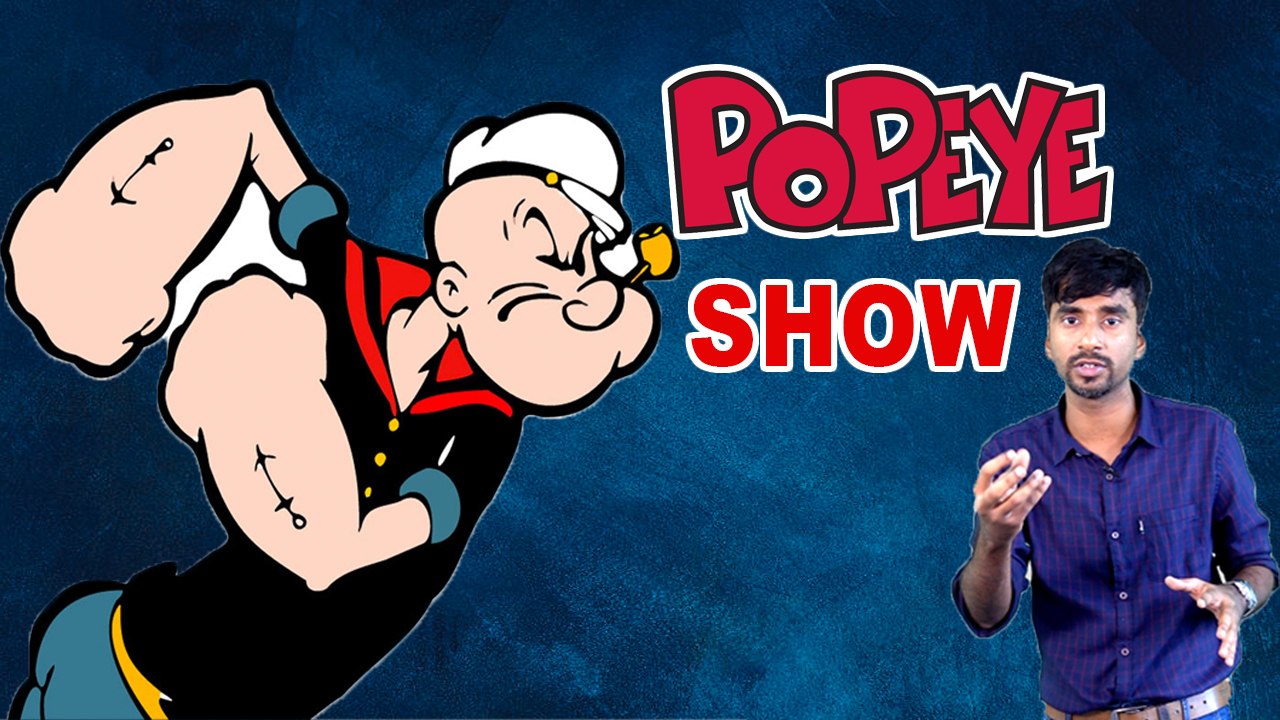 Popeye show lessons in Tamil | 	Popeye The Sail...