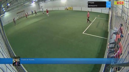 Faute de Younes - P'TEAM Vs SOYEUX FC - 19/11/19 19:00 - LIGUE 3 - Poitiers Game Parc