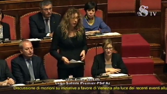 Erika Stefani - Il governo non volti le spalle a Venezia e ai veneti (21.11.19)