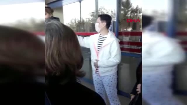 Denizli kanseri yenen eşe özel karşılama