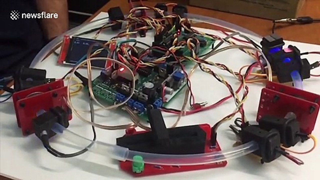 Australian science teacher performs ASMR Large Hadron Collider model