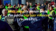 Gilets jaunes : le premier procès d'un policier jugé pour violences s'ouvre à Paris