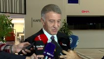 Trabzonspor başkanı ahmet ağaoğlu açıklamalarda bulundu