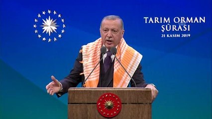 Cumhurbaşkanı Erdoğan, 3. Türkiye Tarım Orman Şurası'na katıldı