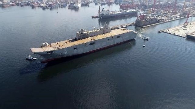 Türkiye'nin en büyük savaş gemisi TCG Anadolu, 2020'de teslim edilecek