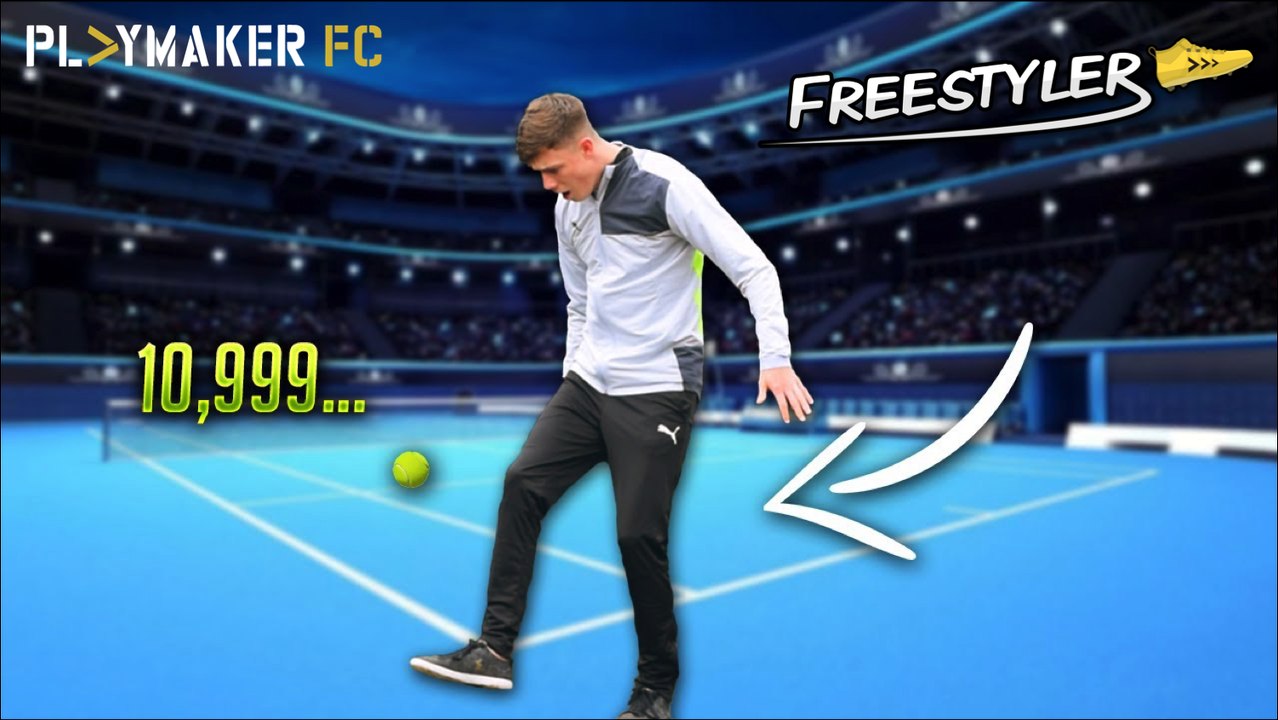 Freestyler | I practised keepyups with a TENNIS BALL for a week and this happened…