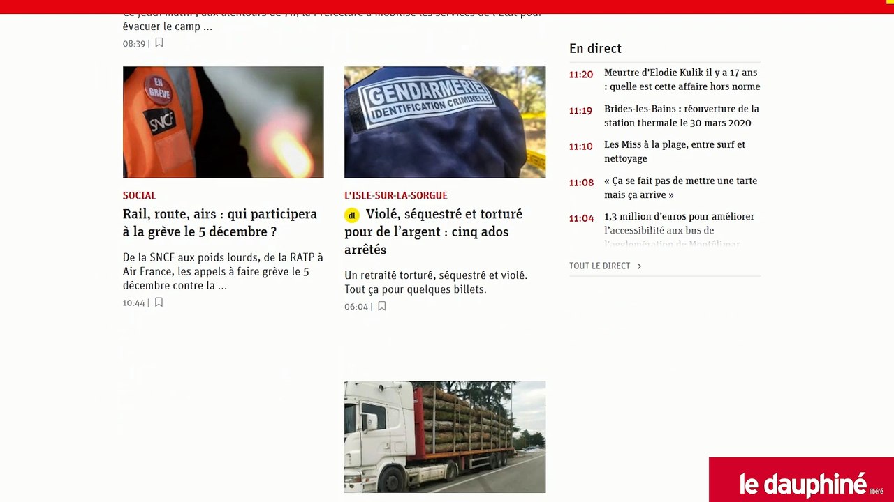 Présentation du nouveau site