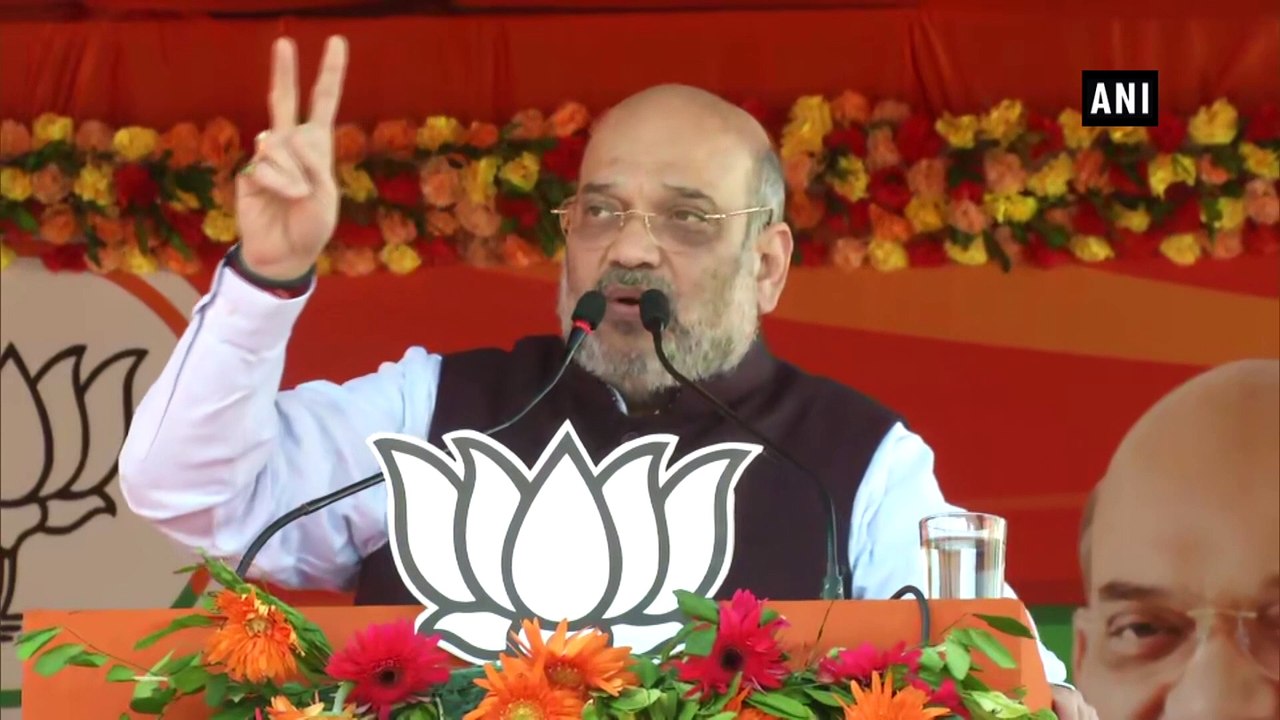 ‘What have Congress, Jharkhand Mukti Morcha done for benefit for poor’, asks Amit Shah