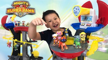 Paw Patrol Mighty Pups Super Paws : Giant Mighty Lookout Tower