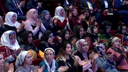 Cumhurbaşkanı Erdoğan:'Bölücü terör örgütü ormanlarımız yaktığını ifade etti. Onlar sakallarımızı keserken bizde onların kolunu kırmaya devam ettik'