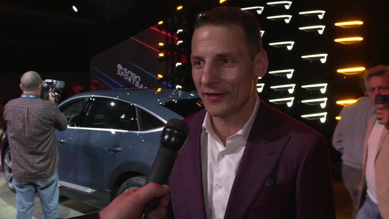 World premiere of the Audi e-tron Sportback in Los Angeles - Interview Daniel Weissland