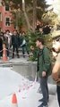 Ankara Üniversitesi'nde sağcı ve solcu öğrenciler birbirine girdi