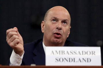 Les témoignages de Gordon Sondland accablent encore un peu plus Donald Trump