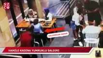 Hamile kadına yumruklu saldırı!