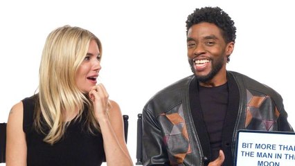 Chadwick Boseman and Sienna Miller Teach You South Carolina and British Slang