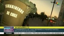 Chile: equipo de teleSUR es agredido por carabineros en Santiago