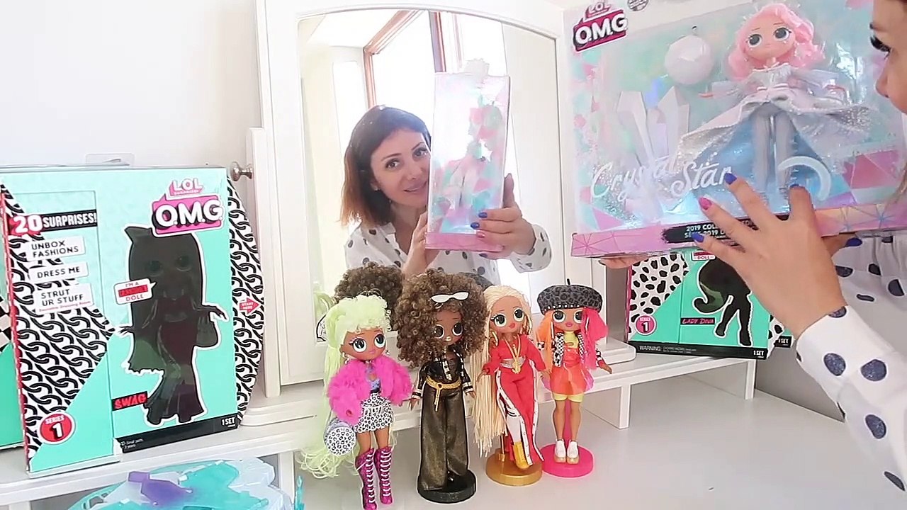 OMG LOL SURPRISE 2.SERİ WINTER DISCO YENİ YIL BEBEĞİ CRYSTAL STAR GERÇEK SAÇLI LOL Bidünya Oyuncak