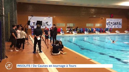 INSOLITE De Caunes en tournage à Tours