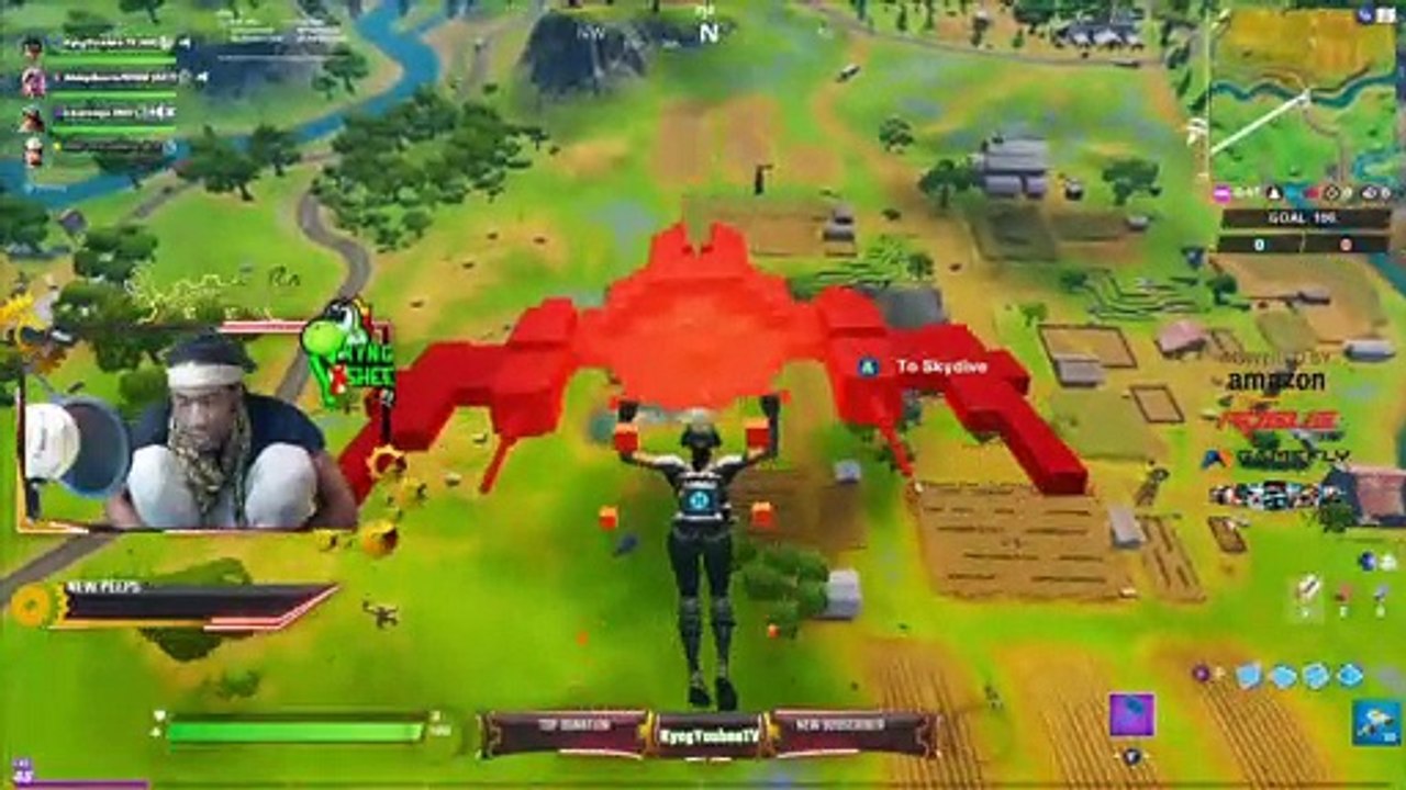 How to find the Pipeman, Hayman, and the Timber Tent in Fortnite - Trick SHot Challenges