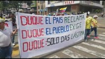 Los colombianos se apoderan de las calles para protestar contra el Gobierno