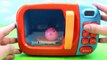 Peppa Pig PEZ Candy Toys And Microwave Kitchen Playset Learn Colors For Kids