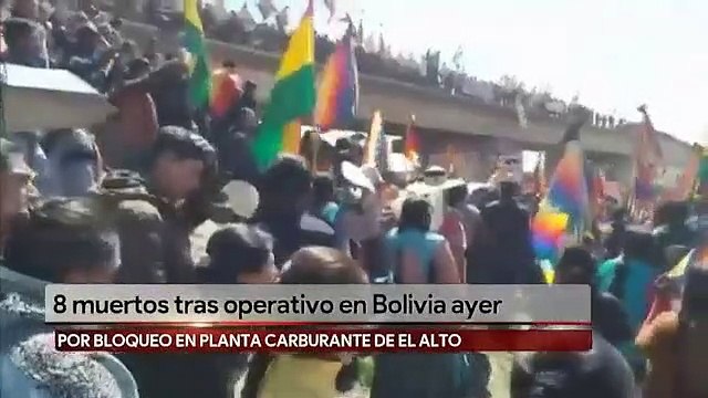 En Bolivia, enfrentamiento entre militares y opositores deja 8 muertos