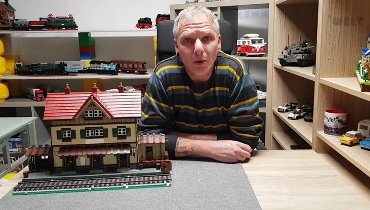 BlueBrixx 101043 Bahnhof. Unboxing und Aufbau. Teil 1