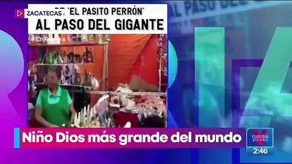 El niño Dios  más grande del mundo se convierte en la sensación e inspira memes