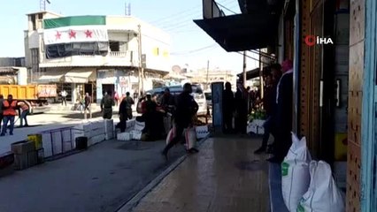 - Tel Abyad sokaklarında tezgahlar kuruluyor