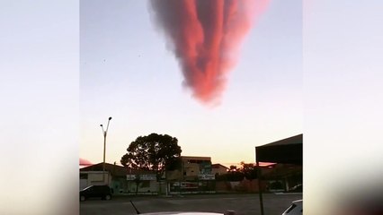 Un nuage mystérieux aperçu dans le ciel au brésil