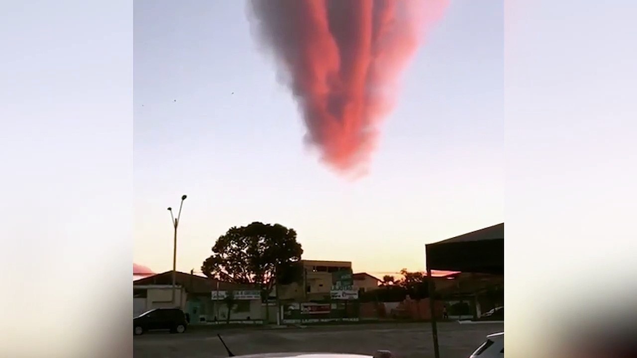 Un nuage mystérieux aperçu dans le ciel au brésil