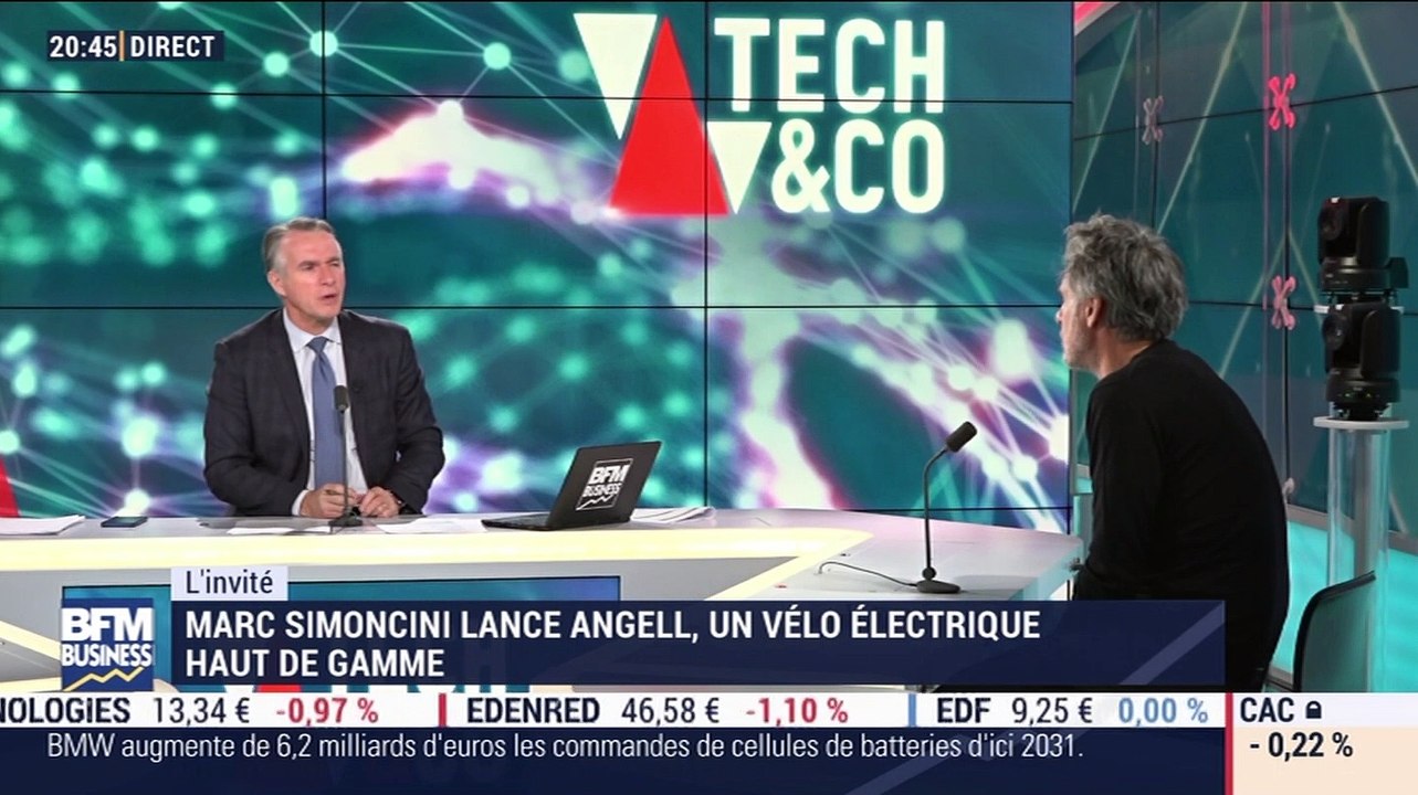 Marc Simoncini (Angell) : Le lancement d'Angell, un vélo électrique haut de gamme - 21/11