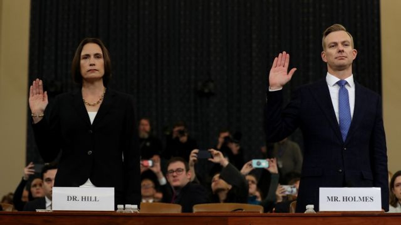 Highlights from Fiona Hill and David Holmes’s Impeachment-Hearing Testimonies