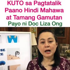 Kuto sa Maselang Bahagi - Payo ni Doc Liza Ong